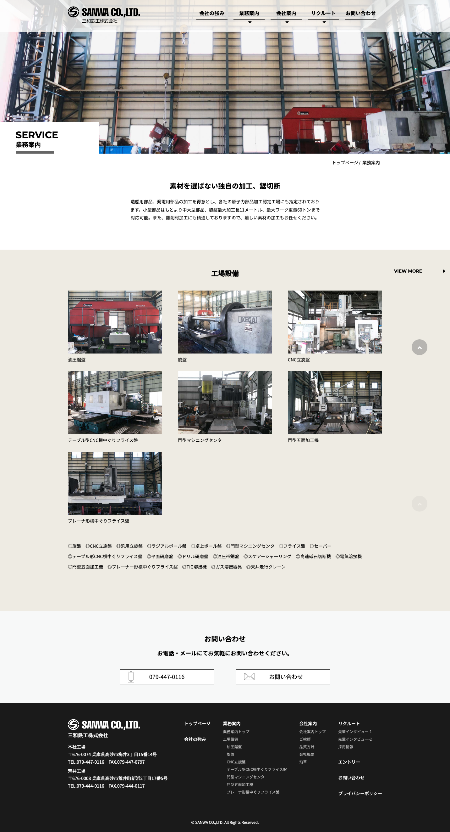 三和鉄工株式会社WEB SITE